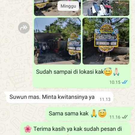 Pengiriman Papan Bunga Duka Legok