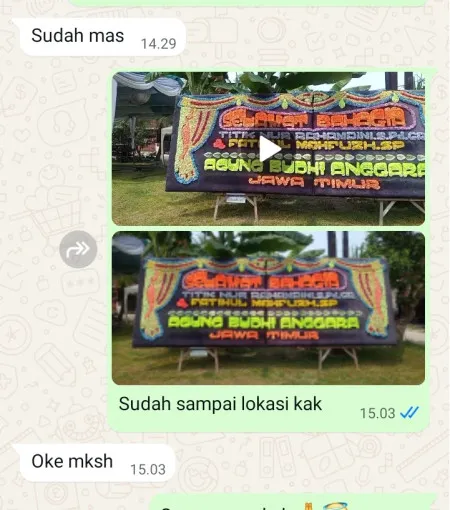 Pengiriman Papan Bunga Legok