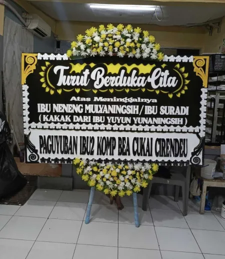 Papan Bunga Duka Legok
